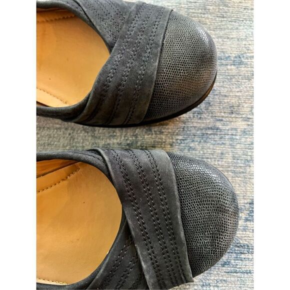 Hotter Comfort Concept Blue Gray Natasha Ballet Flats Size 6.5 - Picture 7 of 7